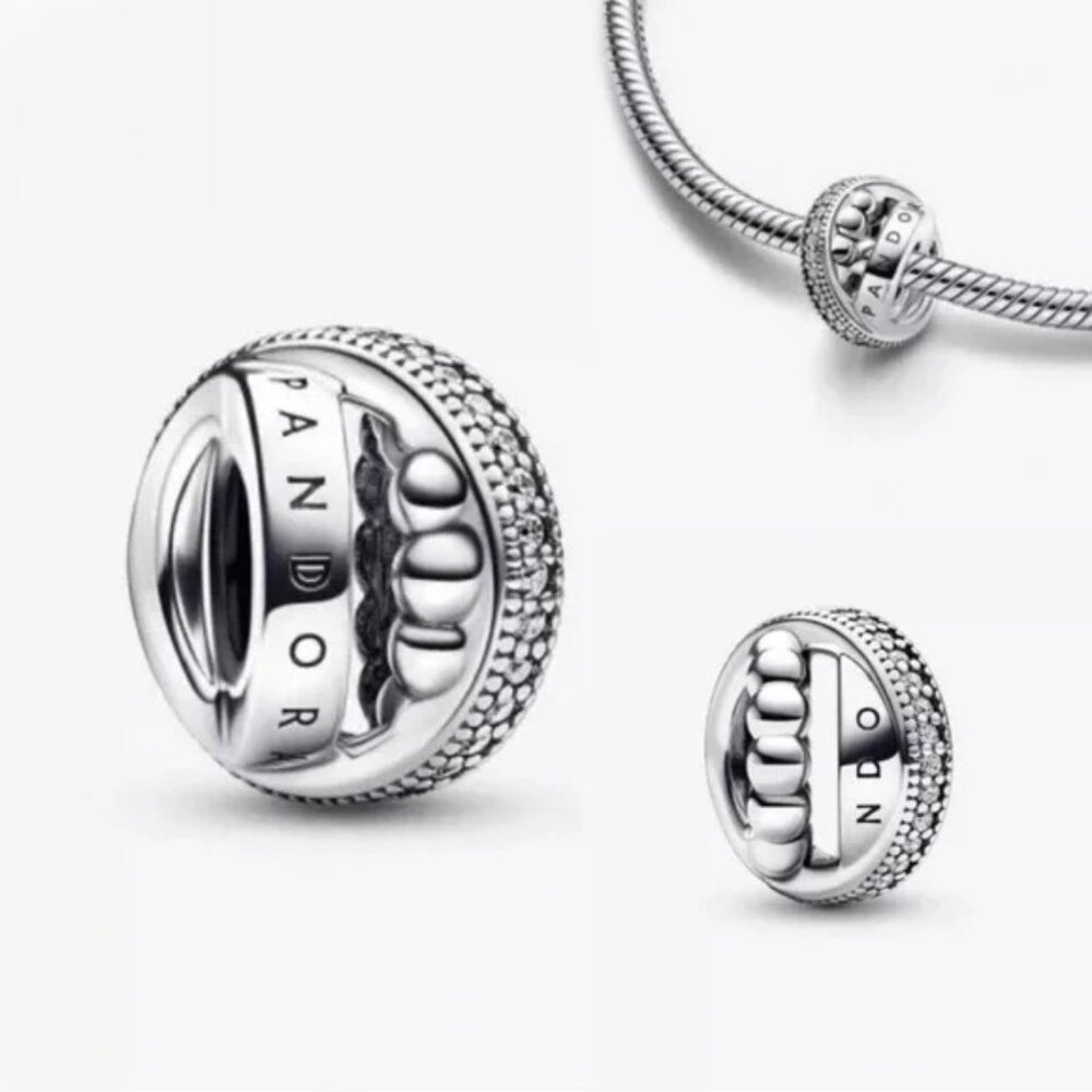 Pavé & Beads Charm (ONE)